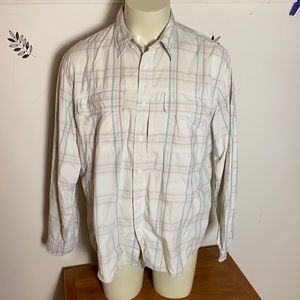 Vintage Woolrich striped Fishing shirt  XL